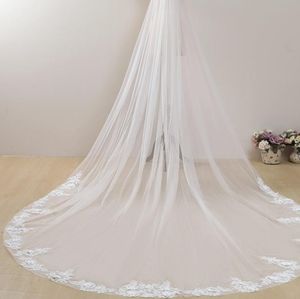 Beautiful 2 tier cathedral length wedding veil
